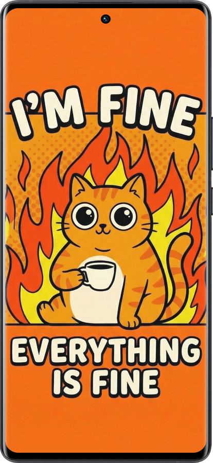 Силіконовий чехол Funny Cat для Vivo X80 Pro - 6786u-2630 изображение 