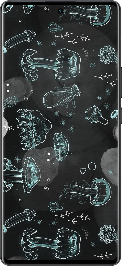 Силиконовый чехол Медузы для Vivo X80 Pro - 906u-2630 изображение 