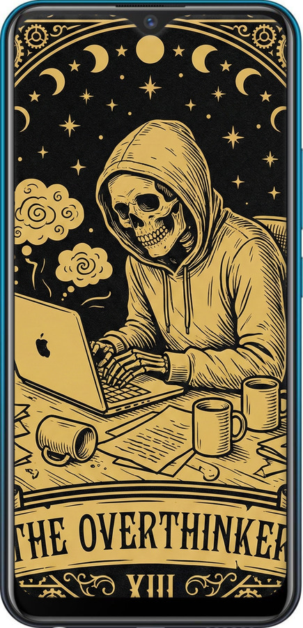 TPU чехол The Overthinker для Vivo Y11 - 6774b-629 изображение 