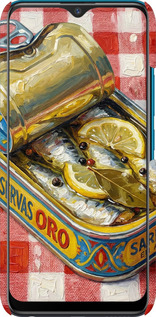 3D пластиковый матовый чехол Vintage Sardine Tin Phone для Vivo Y11 - 6772m-629 изображение 