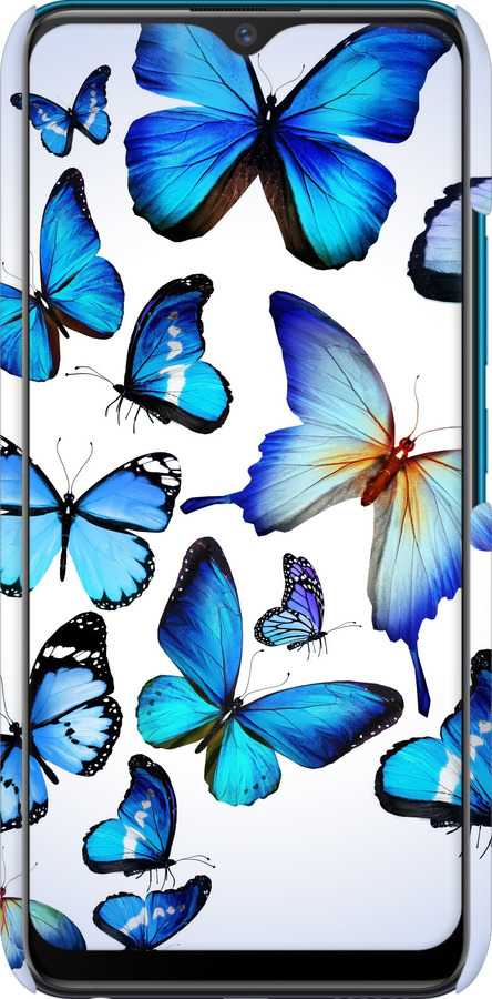 3D пластиковий матовий чехол Метелики для Vivo Y11 - 6023m-629 изображение 
