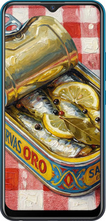Силиконовый чехол Vintage Sardine Tin Phone для Vivo Y11 - 6772u-629 изображение 