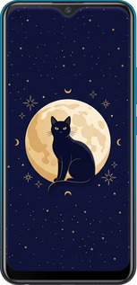 Силиконовый чехол Cute Cat Celestial/Witchy для Vivo Y11 - 6787u-629 изображение 
