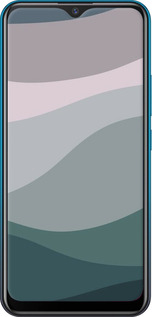 TPU чехол С фиолетовым и бирюзовым ретро-стилем и волнами для Vivo Y15 - 6533b-1791 изображение 