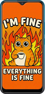 TPU чехол Funny Cat для Vivo Y15 - 6786b-1791 изображение 