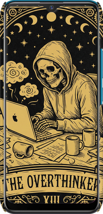 3D пластиковый матовый чехол The Overthinker для Vivo Y15 - 6774m-1791 изображение 