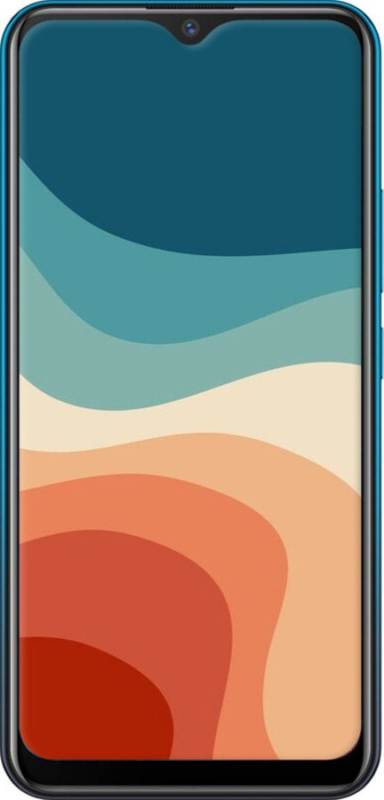 2D пластиковый чехол В стиле ретро с волнами для Vivo Y15 - 6531t-1791 изображение 