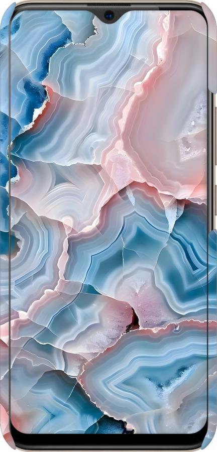 3D пластиковый матовый чехол Мрамор для Vivo Y19 - 6306m-630 изображение 