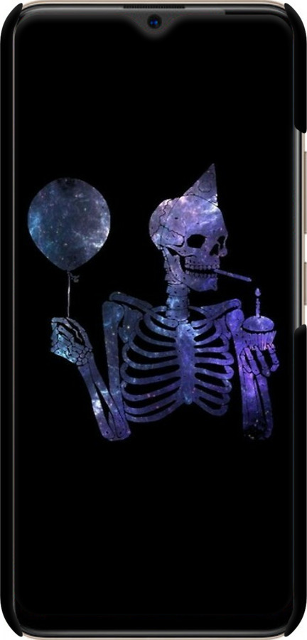 3D пластиковый матовый чехол Скелетное искусство для Vivo Y19 - 6536m-630 изображение 
