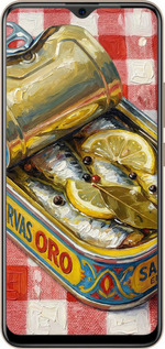 Силиконовый чехол Vintage Sardine Tin Phone для Vivo Y19 - 6772u-630 изображение 