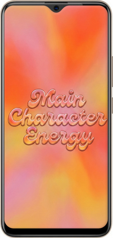 Силиконовый чехол Aura Gradient Main Character Energy Aesthetic Y2K для Vivo Y19 - 6783u-630 изображение 