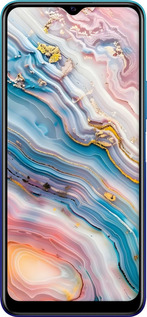 TPU чехол Мрамор красивый для Vivo Y20 - 6376b-2078 изображение 