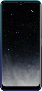 TPU чехол Голубые облака, Голубая луна для Vivo Y20 - 6396b-2078 изображение 