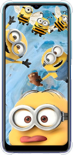 Силикон с усиленными углами чехол Миньоны для Vivo Y20 - 6386sp-2078 изображение 