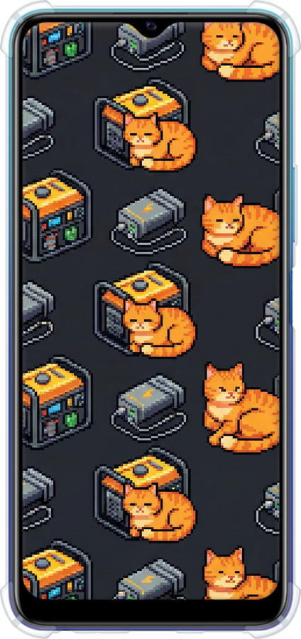 Силикон с усиленными углами чехол Autonomous Zone для Vivo Y20 - 6771sp-2078 изображение 