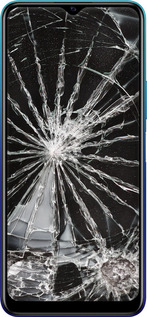 2D пластиковый чехол Glass для Vivo Y20 - 6608t-2078 изображение 