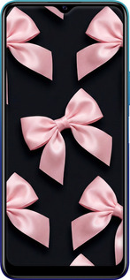 Силіконовий чехол Coquette Ribbons Dark Coquette для Vivo Y20 - 6767u-2078 изображение 