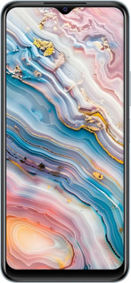 TPU чехол Мрамор красивый для Vivo Y21 - 6376b-669 изображение 