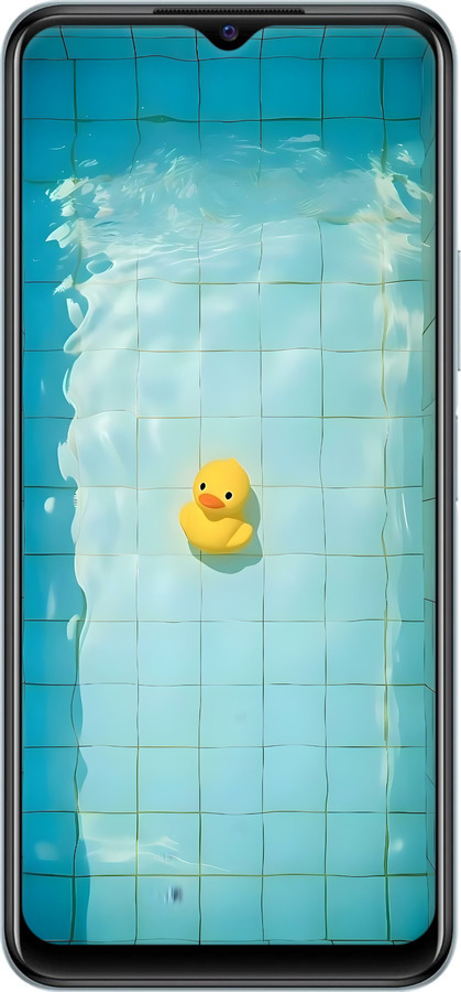 TPU чехол Каченя для Vivo Y21 - 6323b-669 изображение 