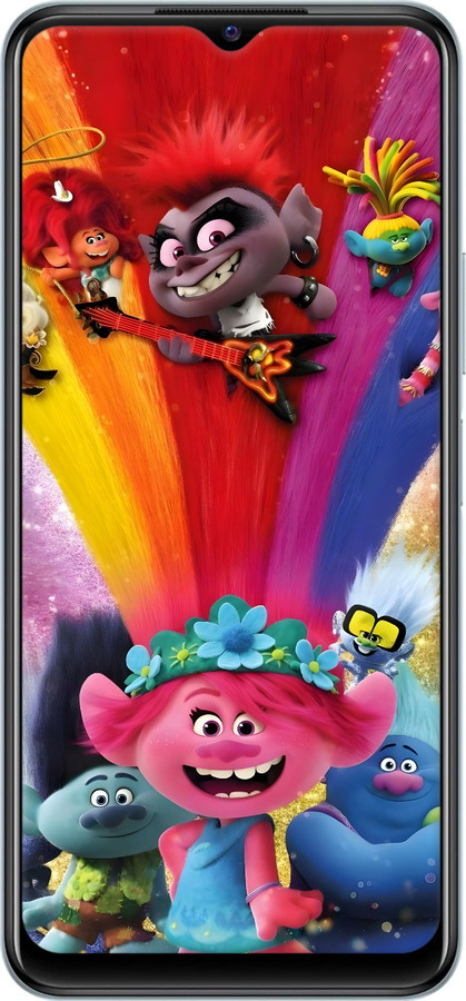TPU чехол Троли для Vivo Y21 - 6343b-669 изображение 