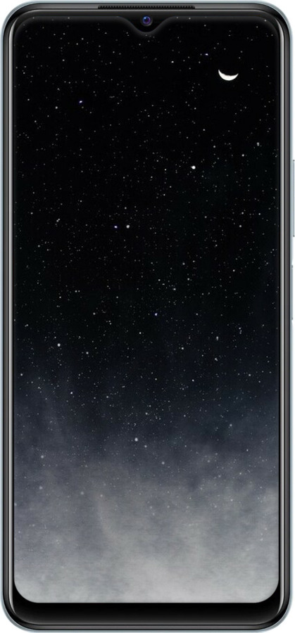 TPU чехол Голубые облака, Голубая луна для Vivo Y21 - 6396b-669 изображение 