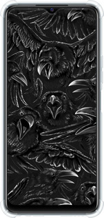 Силикон с усиленными углами чехол Воронья ярость для Vivo Y21 - 6474sp-669 изображение 