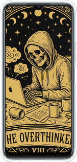 Силіконовий протиударний с посиленими кутами чехол The Overthinker для Vivo Y21 - 6774sp-669 изображение 