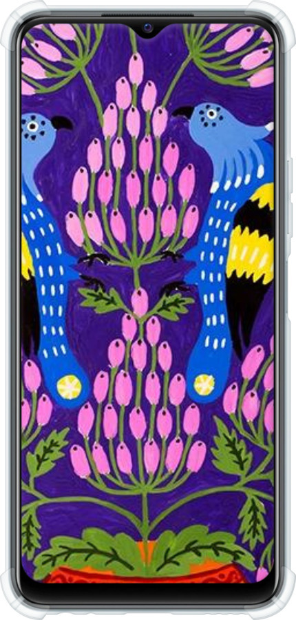 Силикон с усиленными углами чехол Примаченко5 для Vivo Y21s - 5913sp-2550 изображение 