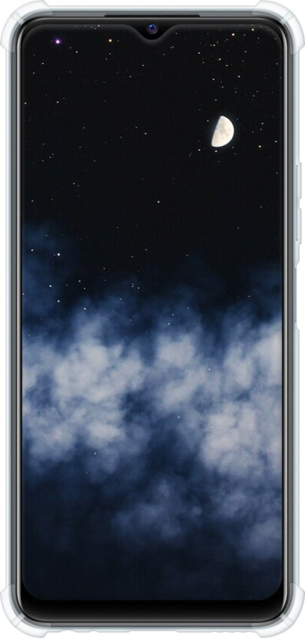 Силикон с усиленными углами чехол Ночное небо для Vivo Y21 - 6450sp-669 изображение 