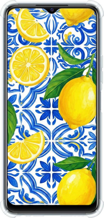 Силіконовий протиударний с посиленими кутами чехол Grocery Girl Italian Summer для Vivo Y21 - 6766sp-669 изображение 