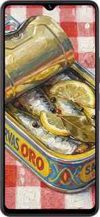 Силиконовый чехол Vintage Sardine Tin Phone для Vivo Y27 - 6772u-579 изображение 