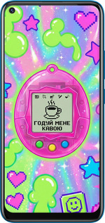 TPU чехол Y2K Aesthetic Retro Pet: Годуй мене кавою для Vivo Y30 - 6784b-2154 изображение 