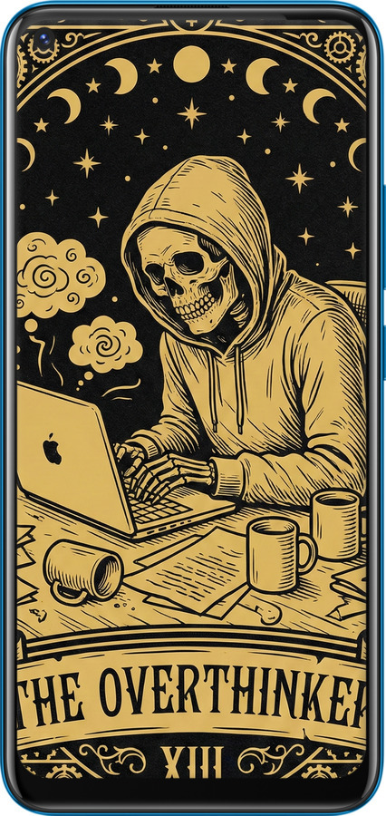 TPU чехол The Overthinker для Vivo Y30 - 6774b-2154 изображение 