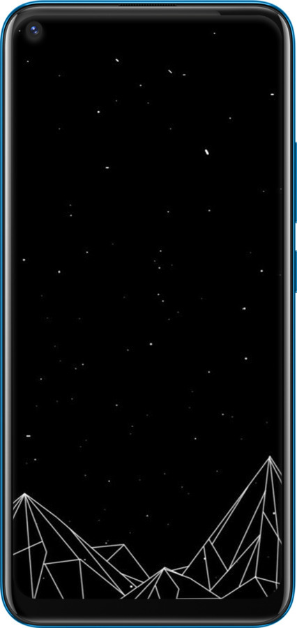 2D пластиковый чехол Черно белые абстрактные горы для Vivo Y30 - 6437t-2154 изображение 