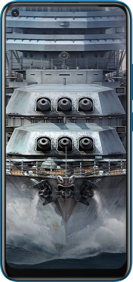 2D пластиковый чехол Линкор, world of tanks, wargaming, военный корабль для Vivo Y30 - 6453t-2154 изображение 