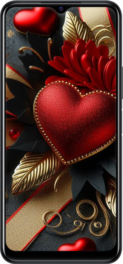 TPU чехол Сердечки v2 для Vivo Y33s - 5832b-2643 изображение 