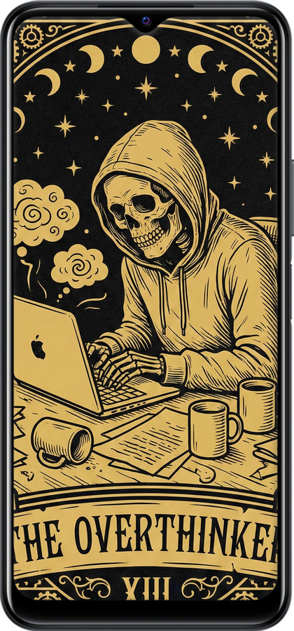 TPU чехол The Overthinker для Vivo Y33s - 6774b-2643 изображение 