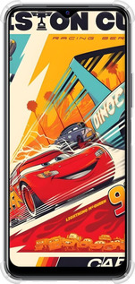 Силикон с усиленными углами чехол Тачки для Vivo Y33s - 6288sp-2643 изображение 