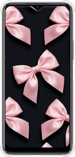 Силикон с усиленными углами чехол Coquette Ribbons Dark Coquette для Vivo Y33s - 6767sp-2643 изображение 