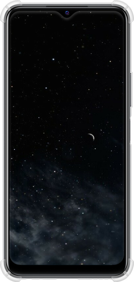 Силикон с усиленными углами чехол Ночное небо для Vivo Y33s - 6451sp-2643 изображение 