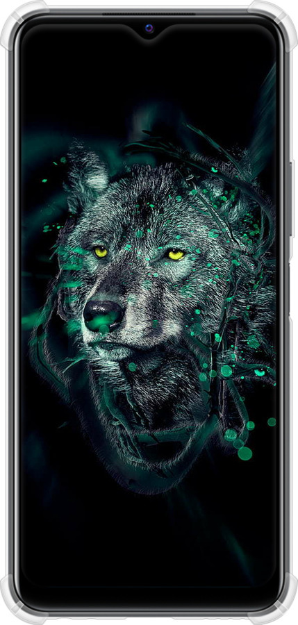 Силикон с усиленными углами чехол Wolf для Vivo Y33s - 6610sp-2643 изображение 