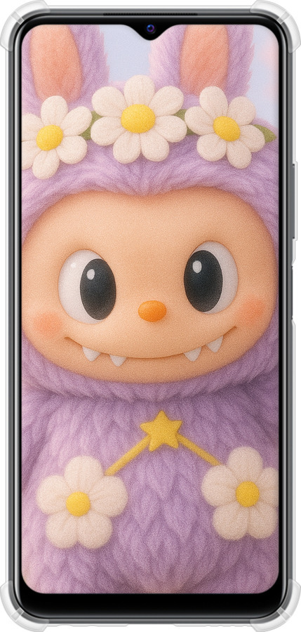 Силикон с усиленными углами чехол Лабубу 1 для Vivo Y33s - 6709sp-2643 изображение 