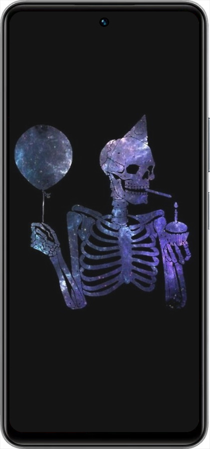 Силиконовый чехол Скелетное искусство для Vivo Y27 5G - 6536u-3407 изображение 