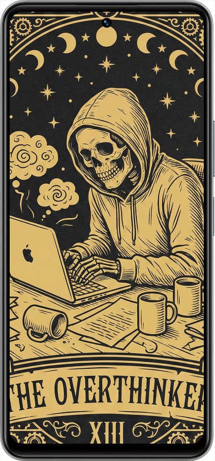 Силіконовий чехол The Overthinker для Vivo Y27 5G - 6774u-3407 изображение 