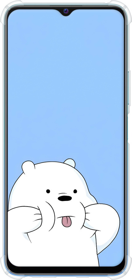 Силіконовий протиударний с посиленими кутами чехол Милий ведмедик для Vivo Y53s - 6357sp-2438 изображение 