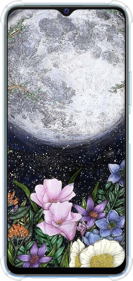 Силикон с усиленными углами чехол Полночь в саду II для Vivo Y53s - 6424sp-2438 изображение 