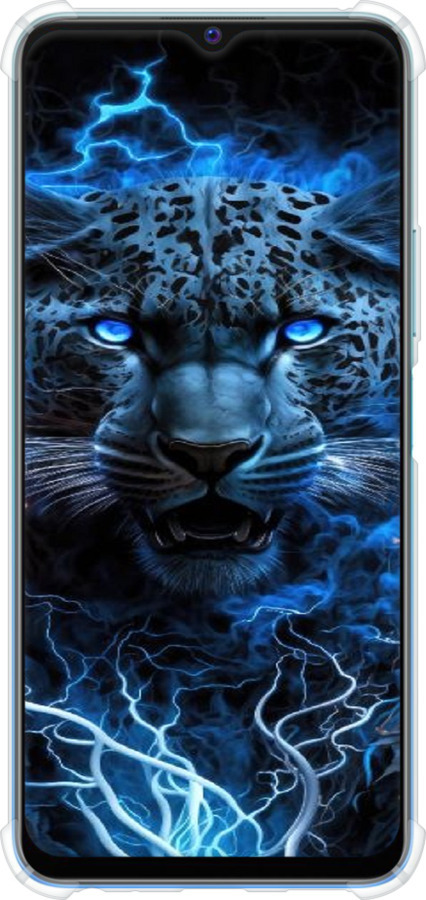 Силикон с усиленными углами чехол Ледяной леопард для Vivo Y31 - 6460sp-584 изображение 