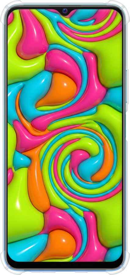 Силикон с усиленными углами чехол Y2K Jelly Dream для Vivo Y53s - 6780sp-2438 изображение 