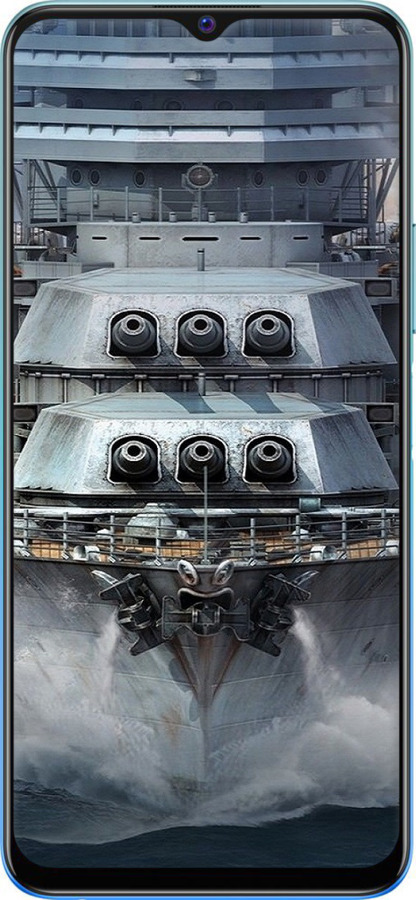 Силиконовый чехол Линкор, world of tanks, wargaming, военный корабль для Vivo Y31 - 6453u-584 изображение 