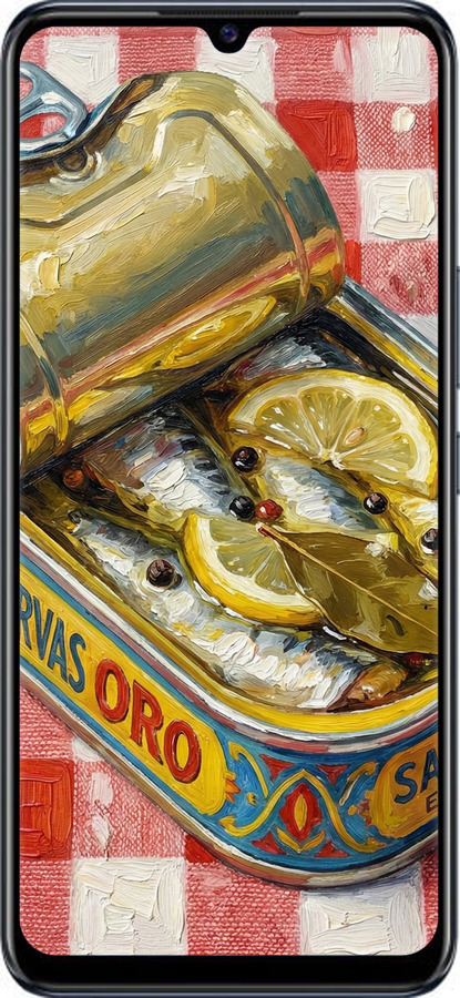 Силіконовий чехол Vintage Sardine Tin Phone для Vivo Y73S - 6772u-2159 изображение 